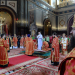 Пасхальная великая вечерня в Храме Христа Спасителя
