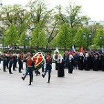 Возложение венка к могиле Неизвестного солдата