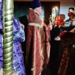 В храме встретили Пасху Христову